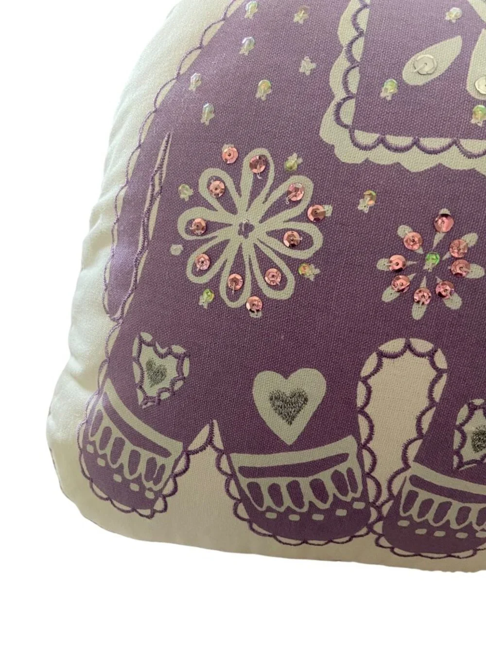 Pottery Barn Kids Purple Stella Elephant Pillow One Size Boho Summer Whimsical